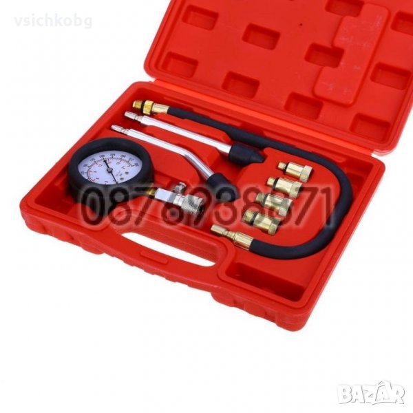 Компресомер за измерване компресия на бензинови двигатели, снимка 1