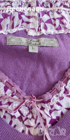 Блузки машинно плетиво с къс и дълъг ръкав, снимка 6 - Тениски - 37708359