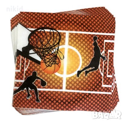 Баскетбол Basketbolni 10 br  парти салфетки рожден ден, снимка 2 - Аксесоари за кухня - 30508694