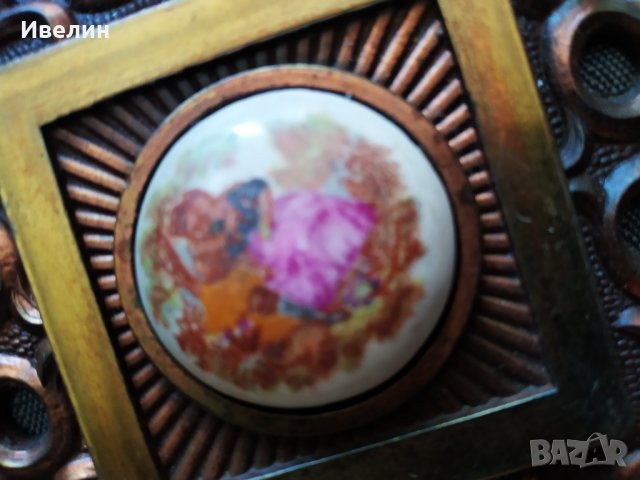 стара метална апликация , снимка 2 - Антикварни и старинни предмети - 29598784