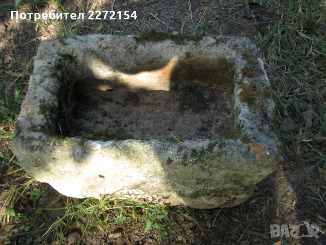 Каменно корито поилник елашник-2, снимка 2 - Антикварни и старинни предмети - 33733707
