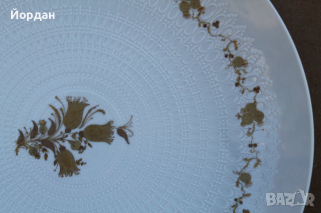 Немска порцеланова чиния Розентал , снимка 5 - Чинии - 37605315