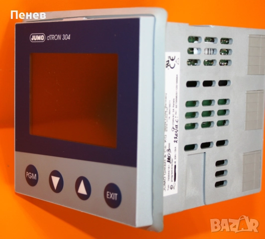 JUMO dTRON 304 Програмируем PID контролер, Temperature Controller, 96 x 96 (1/4 DIN)mm 1 (Analogue) , снимка 2 - Друга електроника - 52380650
