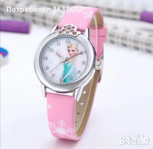 Детски часовник с Елза, снимка 2 - Детски - 52825647