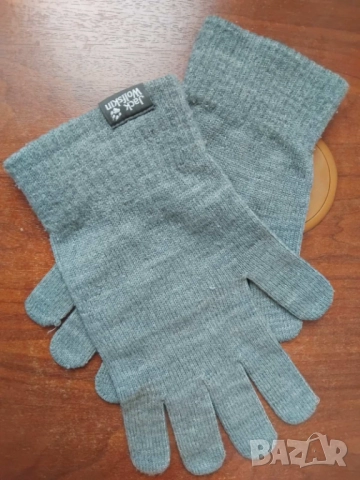 Jack Wolfskin 100% оригинални сиви ръкавици, снимка 3 - Ръкавици - 52584011