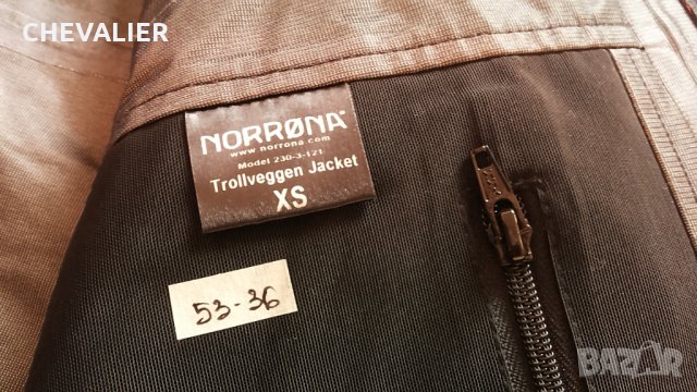 NORRONA Gore-Tex Trollveggen Jacket размер XS яке водонепромукаемо 53-36, снимка 18 - Якета - 30869127