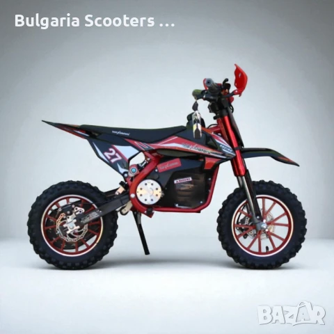 Детски електрически кросов мотор MaxMotors MX SPORT 1200W - Red, снимка 4 - Мотоциклети и мототехника - 51261588