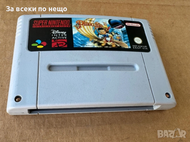 Ретро Игра - дискета Disney Pinocchio за Super Nintendo SNES Супер Нинтендо, снимка 4 - Други игри и конзоли - 51871905