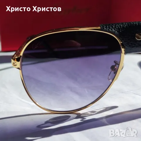 Мъжки луксозни слънчеви очила Cartier CT0036S Made in France , снимка 2 - Слънчеви и диоптрични очила - 47350896