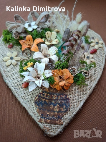 Декорации с цветя-ръчна изработка., снимка 18 - Декорация за дома - 53130876