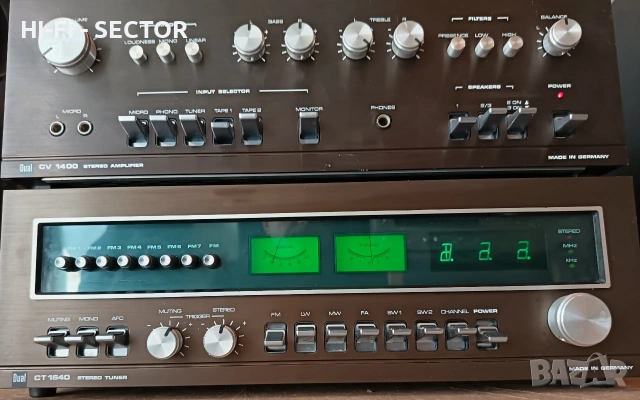 DUAL усилвател и тунер , снимка 2 - Ресийвъри, усилватели, смесителни пултове - 53982823