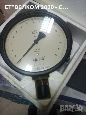 манометър ф160 кл-0.6