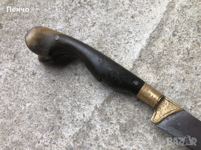 автентичен възрожденски нож /каракулак/, снимка 11 - Ножове - 50663772