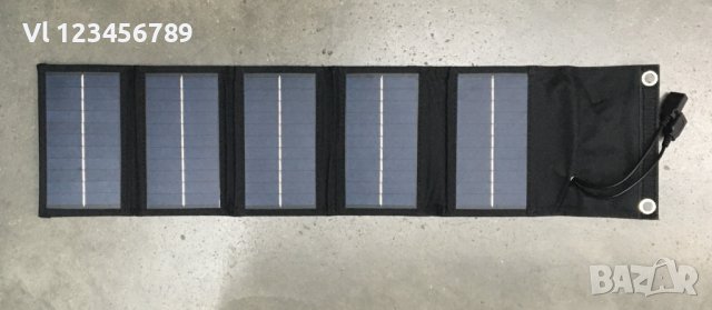Сгъваем соларен панел, 15 W зареждане директно от слънцето, 2xUSB, снимка 6 - Оригинални зарядни - 42572816