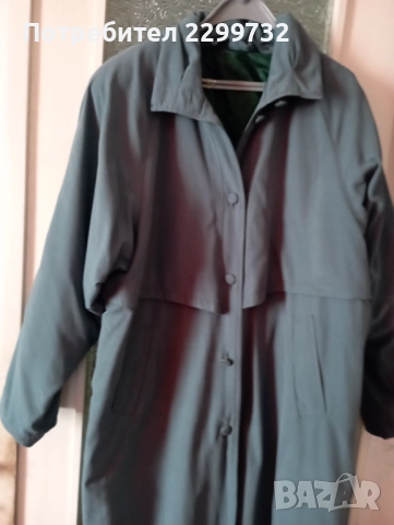 Дамски дълъг шлифер № 54 с дебела сваляща се подплата