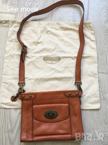 FOSSIL чанта естествена кожа