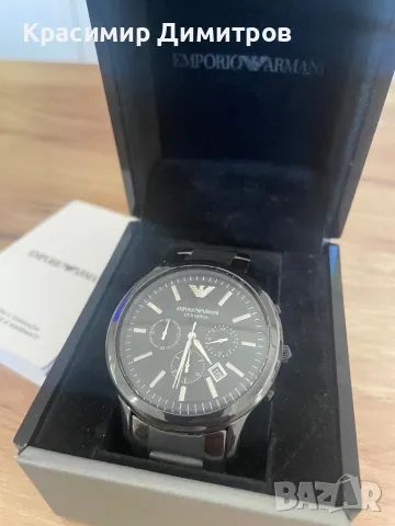 Мъжки часовник Emporio Armani Ceramika Original Нов, снимка 3 - Мъжки - 47736937