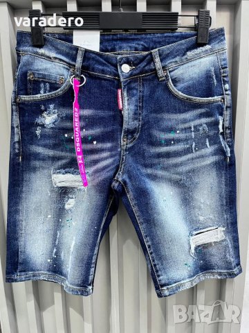 Мъжки къси дънки висок клас Dsquared , снимка 10 - Дънки - 40239626