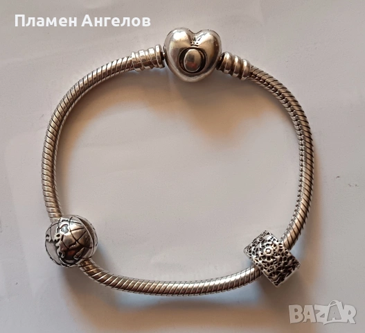 Сребърна гривна Pangora Moments ALE S 925. , снимка 2 - Гривни - 53116828