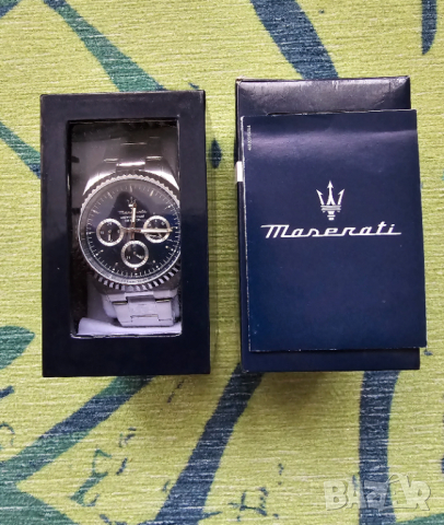 Нов MASERATI COMPETIZIONE Multi 43MM Blue, снимка 7 - Мъжки - 44817122