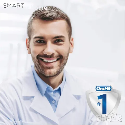 Електрическа четка за зъби Oral-B Smart 4 4500 Black Edition, Черна, 3 режима, 2 глави, Bluetooth, Т, снимка 11 - Други - 50104109