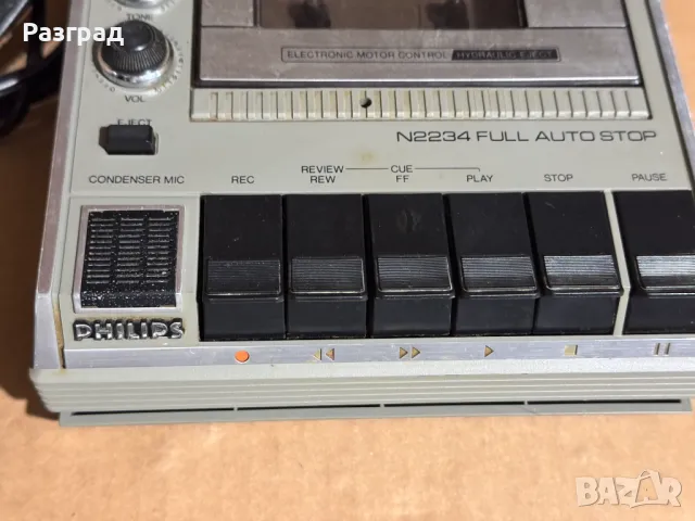 Касетофон  PHILIPS N2234 FULL AUTO STOP, снимка 3 - Радиокасетофони, транзистори - 47714307