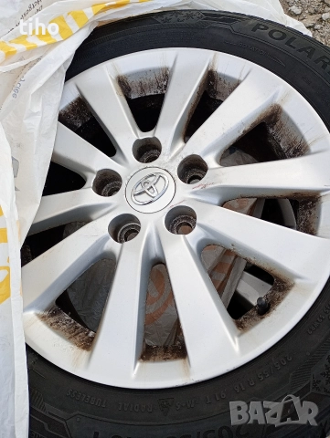 Алуминиеви джанти със зимни гуми , снимка 3 - Гуми и джанти - 52964386