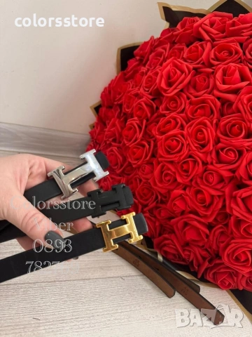 Unisex черен колан Hermes:IM-66