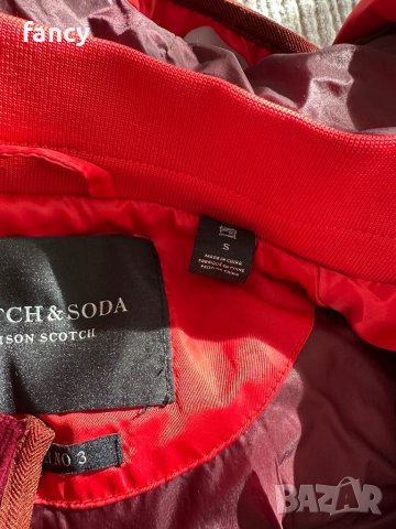 Червено зимно яке Scotch & Soda, снимка 7 - Якета - 44447970