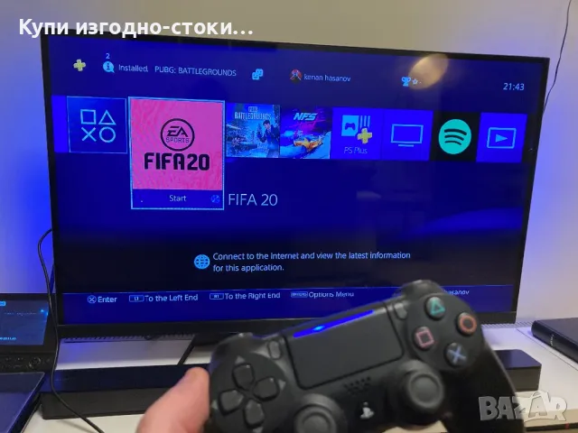 PS4 1TB с Фифа 20, снимка 4 - Игри за PlayStation - 48889296