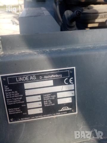 Електрокар linde , снимка 2 - Индустриална техника - 44554936