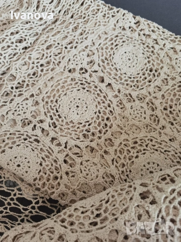 Винтидж покривка на една кука, нова, снимка 3 - Покривки за маси - 53251729