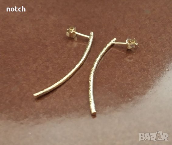 Златни обеци, снимка 2 - Обеци - 37411997