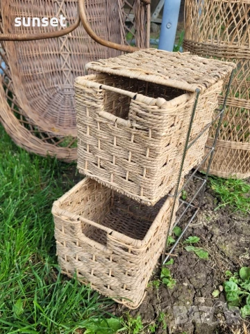 РАТАНОВА кошница, голям ПЛЕТЕН кош, снимка 15 - Декорация за дома - 50674755