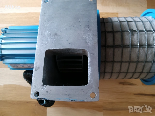 Малък турбинен охладител с филтър марака Moro с електромотор трифазен, снимка 4 - Електродвигатели - 53947222