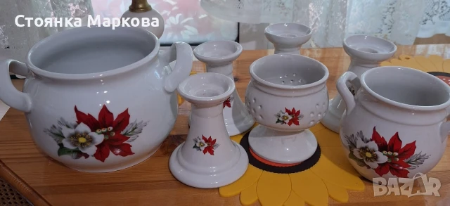 Комплект от Швеция порцелан, снимка 7 - Сервизи - 51051890