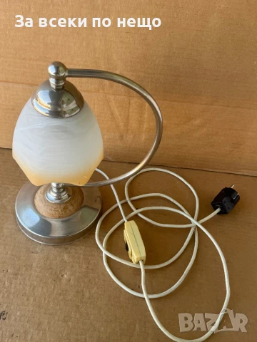Стара нощна лампа от соца, снимка 2 - Настолни лампи - 51330803