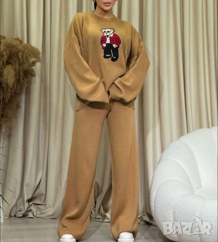 дамски комплект от фино плетиво 