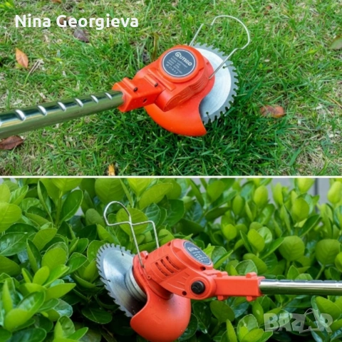 Акумулаторен тример OUTIGO KF8L – чист двор без усилие, навсякъде, снимка 2 - Градинска техника - 54084992