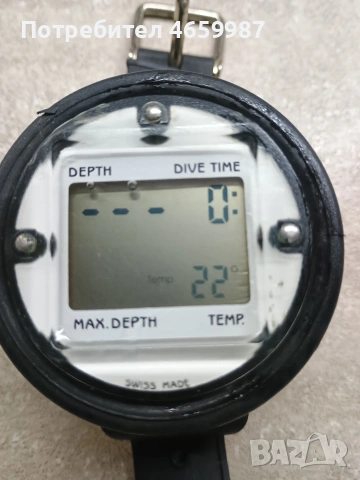 Водолазен дълбокомер AQUA-LUNG , снимка 2 - Водни спортове - 53224735