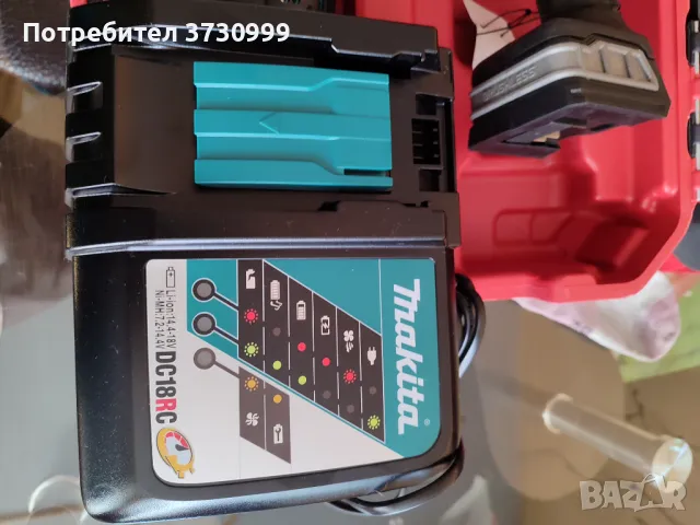 Акумулаторен ударен винтоверт Makita 42nm и зарядно , снимка 6 - Винтоверти - 49160005