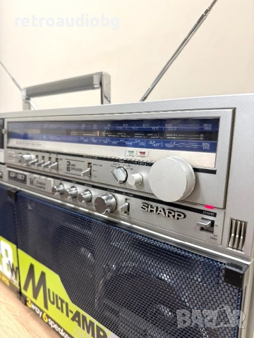 🔉Колекционерски ретро радиокасетофон SHARP GF-767 Z Boombox🔉, снимка 9 - Радиокасетофони, транзистори - 53258076