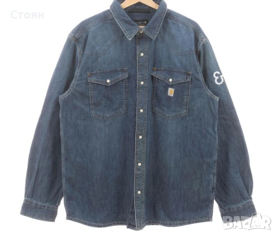 Carhartt Relaxed Fit Дънкова Overshirt Риза