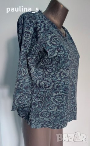 Памучна дизайнерска блуза "Karen Scott"® / голям размер / висок клас качество, снимка 3 - Блузи с дълъг ръкав и пуловери - 34181120