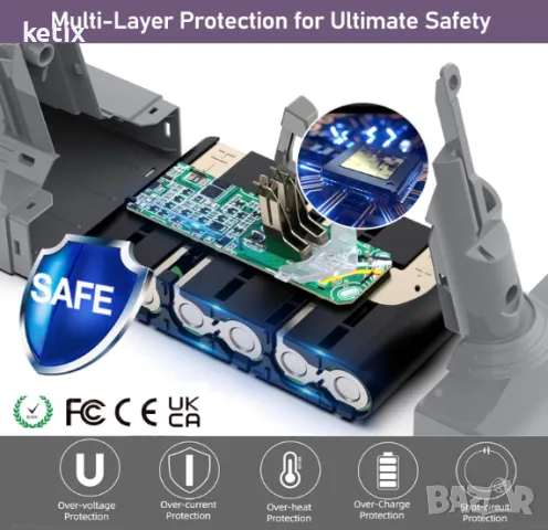 Батерия за Dyson V7, LONGFIT 6500mah SV11 Li-ion, снимка 5 - Други - 48557036