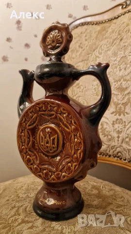 СССР– керамична стомна за вино, 1980г, снимка 3 - Антикварни и старинни предмети - 50690763