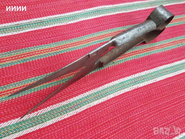 Кована ножица с 2 печата, снимка 2 - Антикварни и старинни предмети - 53236089