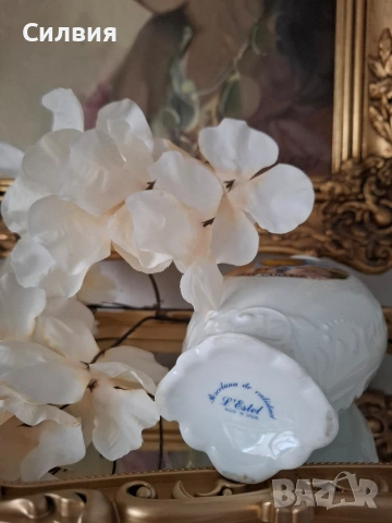 Ретро порцеланова ваза, снимка 8 - Вази - 54079007