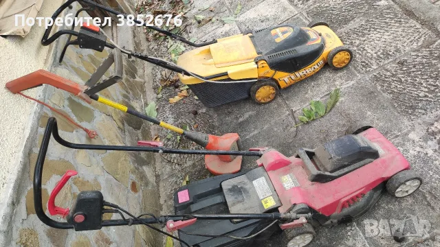 Комплект 2 бр. електрически косачки + тример Husqvarna, снимка 3 - Градинска техника - 56271826