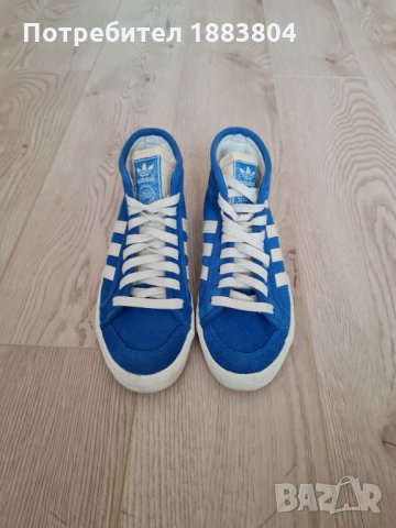 Оригинални кецове Адидас от естествен велур, снимка 3 - Кецове - 29071182